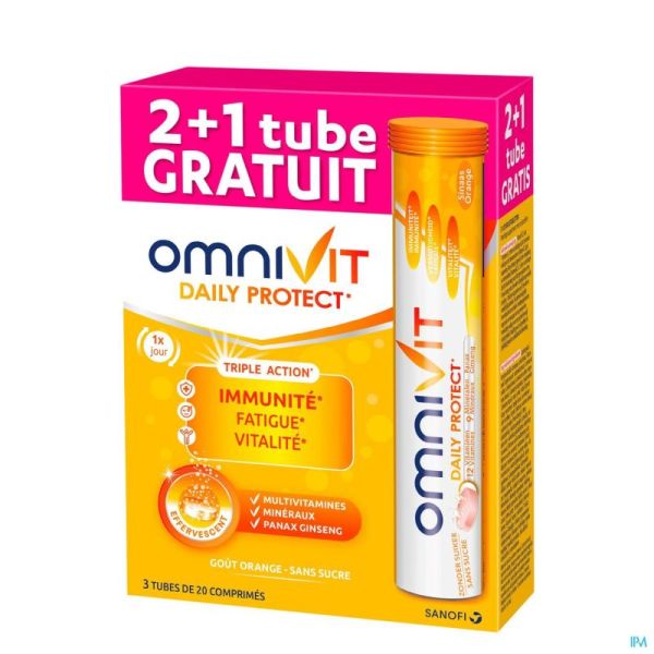 Omnivit Daily Protect Tripack Comp Eff 3x20