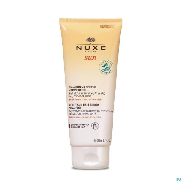 Nuxe Sun Shampooing Douche Apres Soleil Tube 200ml