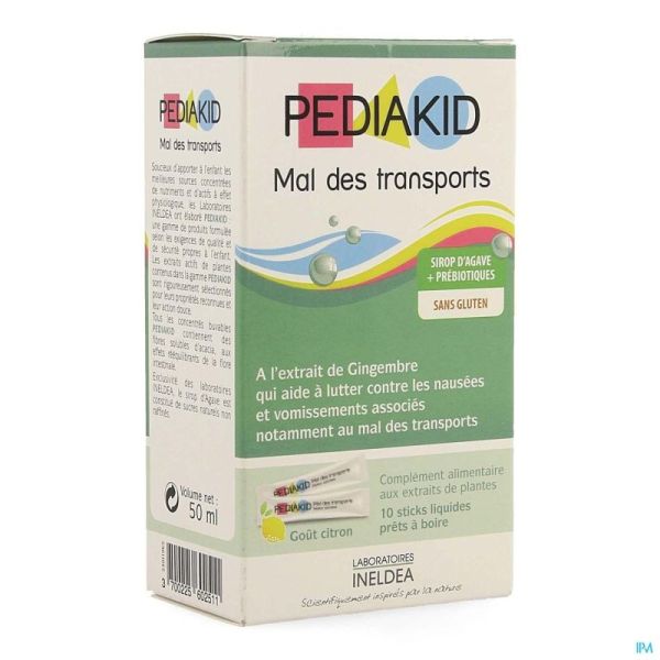 Pediakid Mal Transports Stick 10x5ml