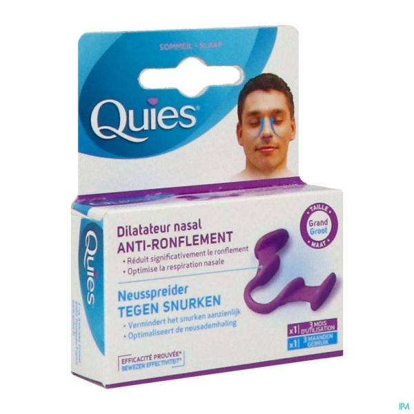 Quies A/ronflement Dilateur Nasal Grande 1