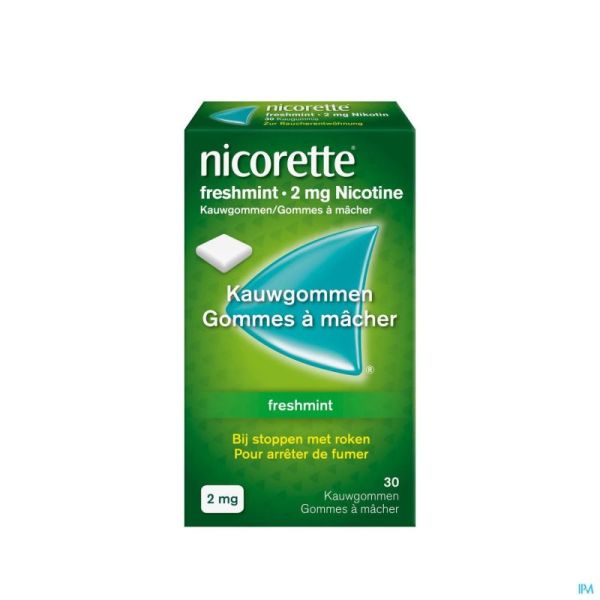 Nicorette Freshmint Gomme Mach 30x2mg