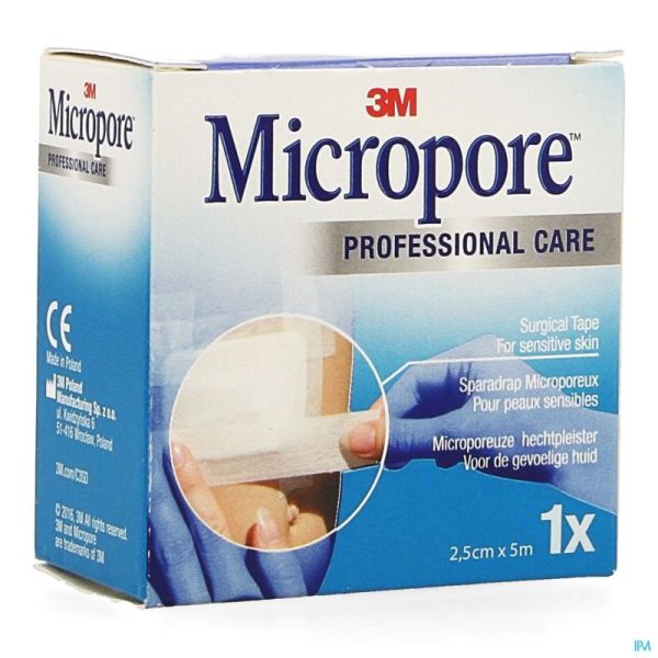 Micropore 3m Tape Refill 25,0mmx5m Roul.1 1530p-1s