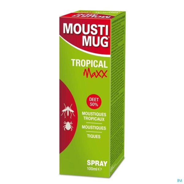 Moustimug Tropical Maxx 50% Deet Spr 100ml