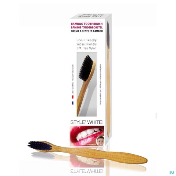 Style White Brosse Dents Bambou