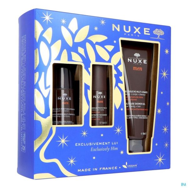 Nuxe Men Coffret Noel Hydratant 3 Prod Nf