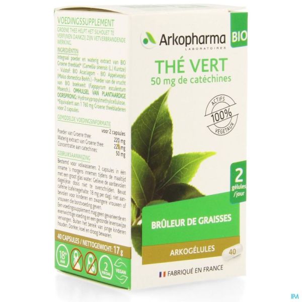 Arkogelules The Vert Bio Caps 40