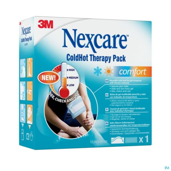 N1571ti-dab Nexcare Coldhot Therapy Pack Comfort Indicateur Zone Température, 260 Mm X 110 Mm