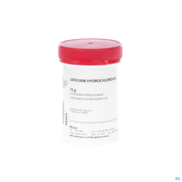 Lidocaine Chlorhydrate Vrac 25g Fag