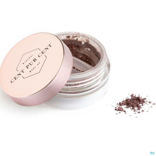 Cent Pur Cent Poudre Mineral Couleur Chocolat 2g