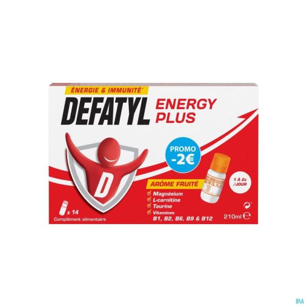 Defatyl Energy Plus 14x15ml Promo