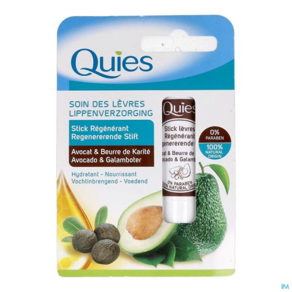 Quies Stick Levres Regener.avocat&beurre Kar. 4,5g