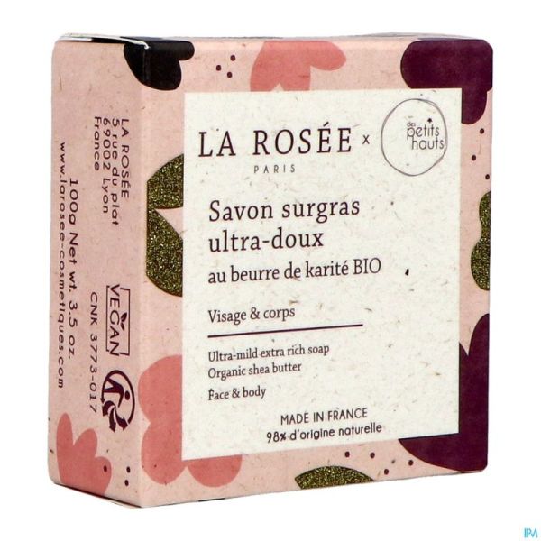 La rosee savon surgras ultra doux naturel 100g