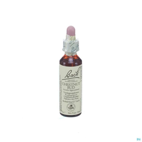 Bach Flower Remedie 07 Chestnut Bud 20ml