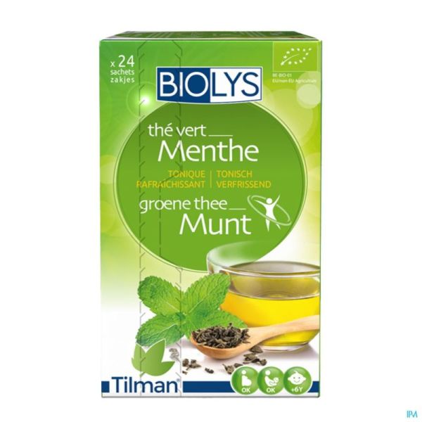 Biolys The Vert Menthe Sach 24