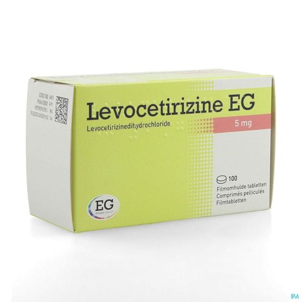 Levocetirizine EG 5 Mg Comp Pell 100