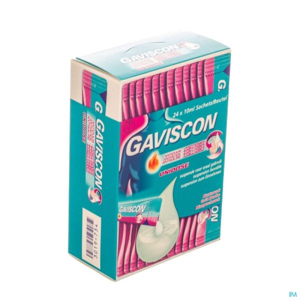 Gaviscon Antireflux Antiacide Susp Buv. Sach 24