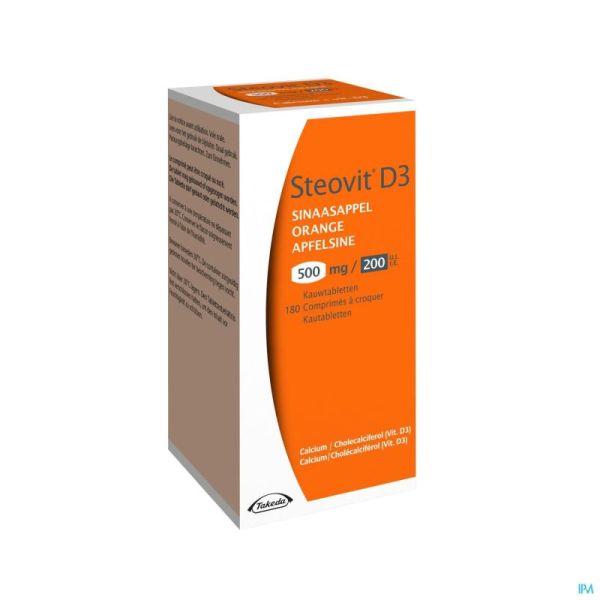 Steovit D3 Orange 500mg/200ui Comp Croq. 180 Flac