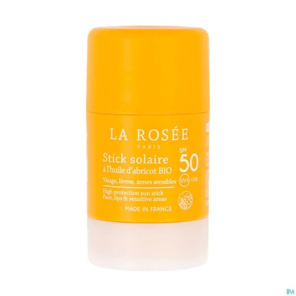 La rosee stick solaire huile abricot bio ip50