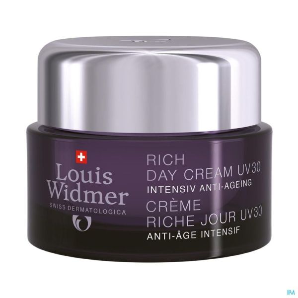 Widmer Creme Jour Riche Uv30 N/parf Pot 50ml